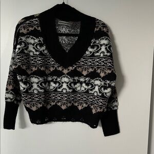 Anthropologie Patterned Women's Sweater